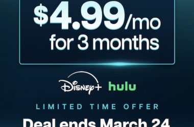 Get Disney+ and Hulu (With Ads) for $4.99 for the First 3 Months!